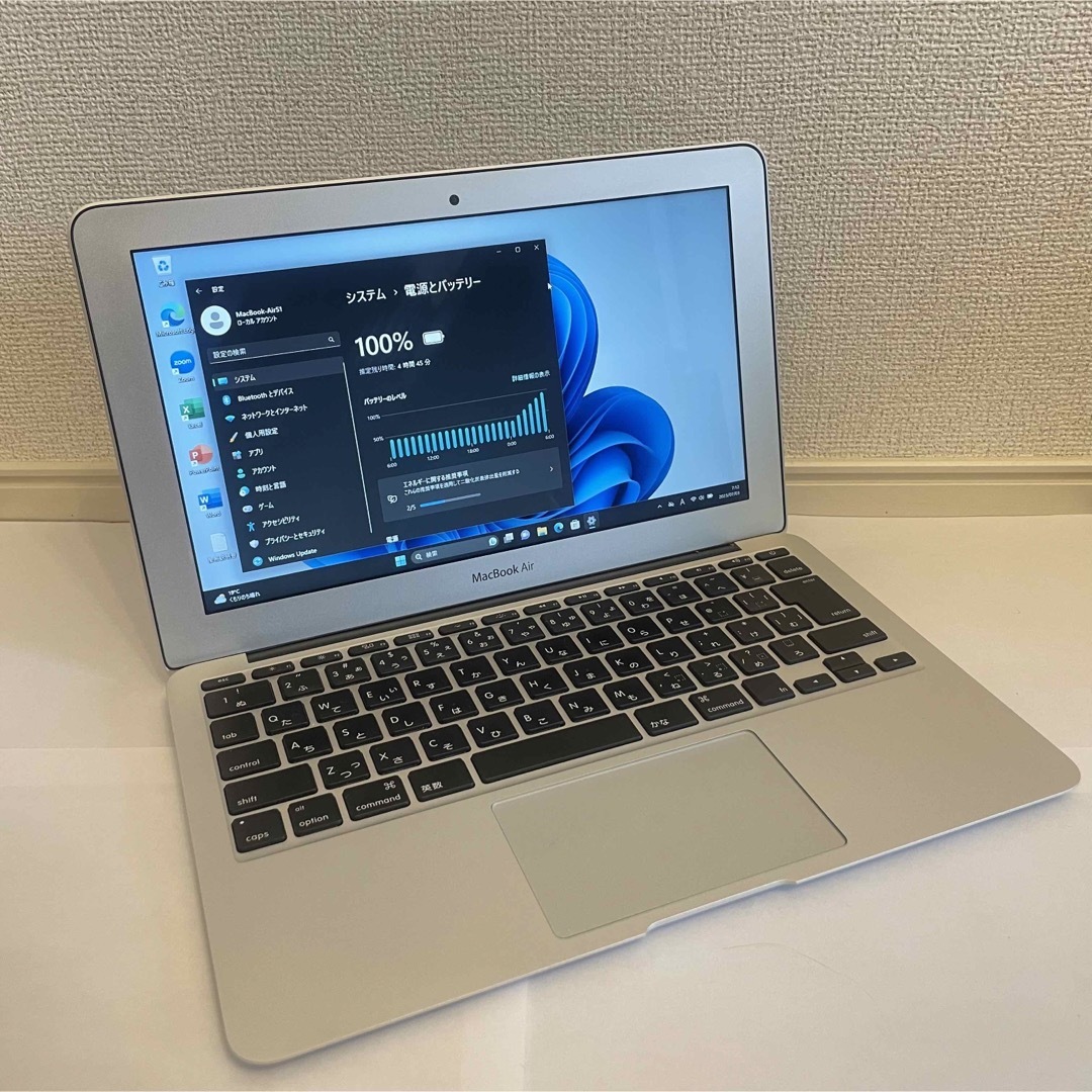 美品 MacBook Air 11 最新 windows11 office