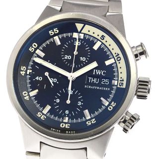 インターナショナルウォッチカンパニー(IWC)のIWC IWC SCHAFFHAUSEN IW371928 アクアタイマー クロノグラフ デイデイト 自動巻き メンズ 保証書付き_759195(腕時計(アナログ))