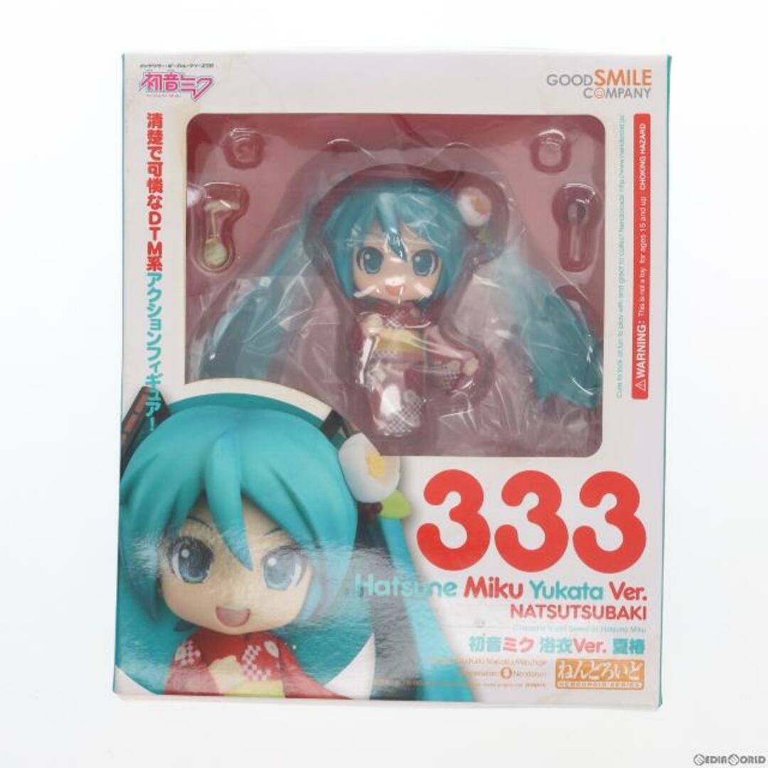 ねんどろいど 333 初音ミク 浴衣Ver. 夏椿 キャラクター・ボーカル・シリーズ01 初音ミク 完成品 可動フィギュア グッドスマイルカンパニー