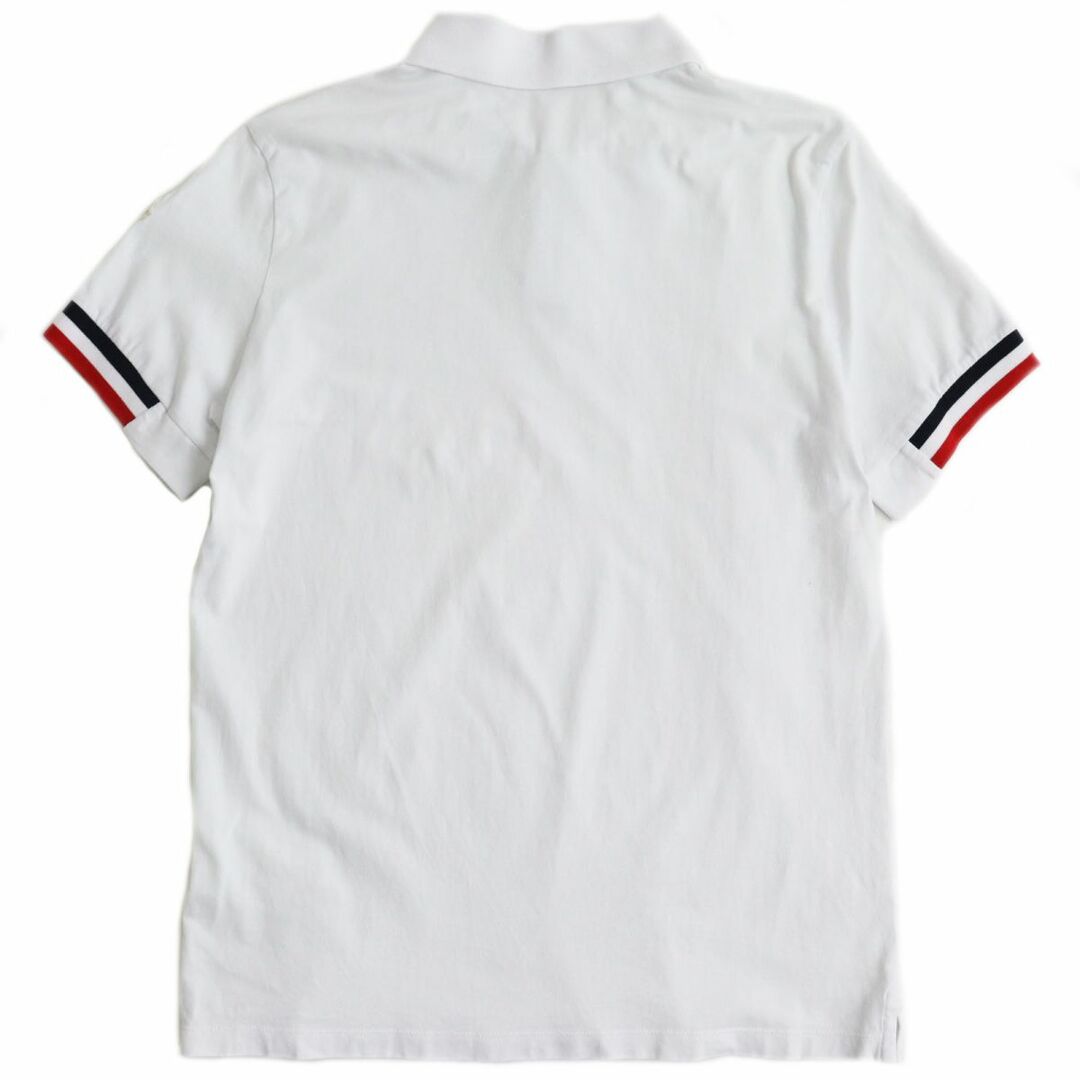 美品○21SS MONCLER モンクレール SS POLO トリコロール ロゴワッペン