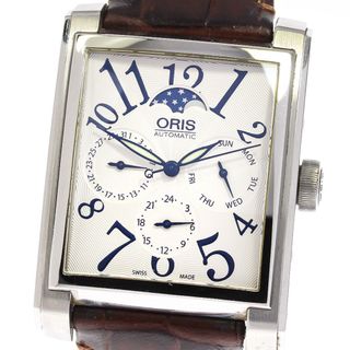 オリス(ORIS)のオリス ORIS 7658 レクタンギュラー ムーンフェイズ 自動巻き メンズ 良品 _759212(腕時計(アナログ))