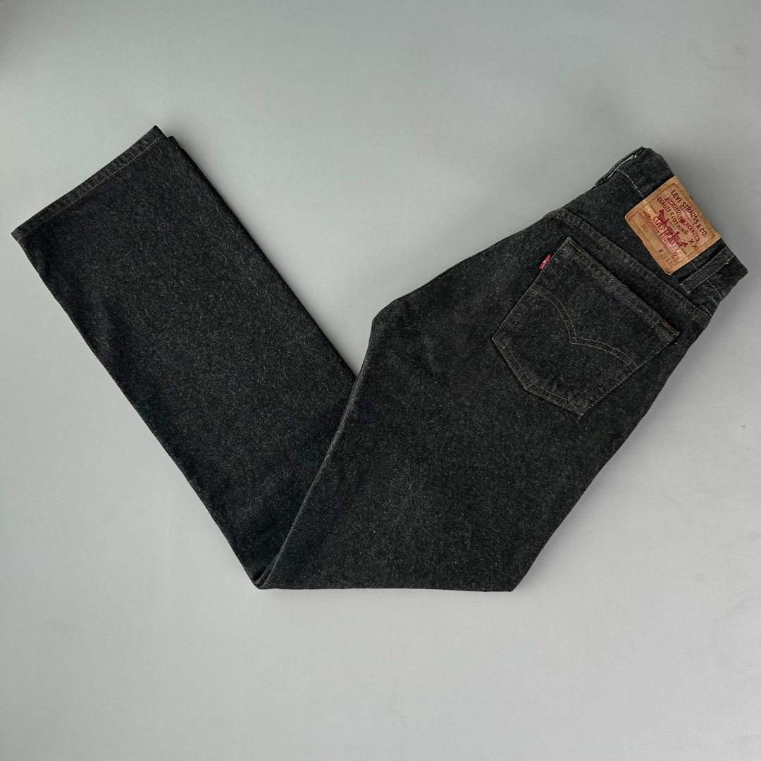 ミント 90s USA製 Levi’s 501 先染めブラックジーンズ　W29