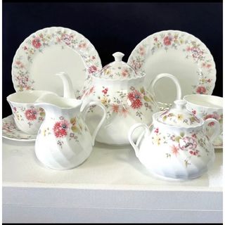 ウェッジウッド(WEDGWOOD)のウェッジウッド　ポジー　ティーポット　シュガー　クリーマー  セット(食器)