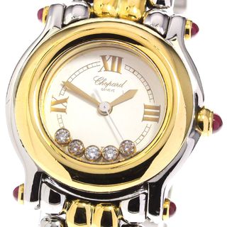 ショパール(Chopard)のショパール Chopard 27/8278-21 ハッピースポーツ 5Pダイヤ クォーツ レディース _749825(腕時計)