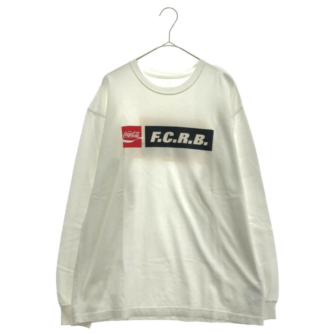 F.C.R.B./F.C.Real Bristol/FCRB エフシーアールビー/エフシーレアルブリストル ×Coca-Cola BANNER TEE  FCRB-167115 コカコーラコラボ フロントロゴプリント 長袖Tシャツ カットソー ホワイト | フリマアプリ ラクマ