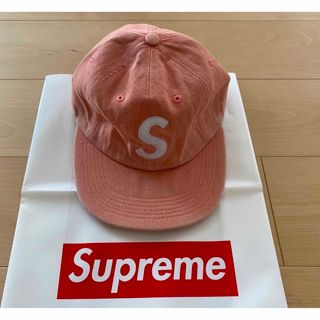 シュプリーム(Supreme)のsupreme シュプリーム  キャップ　S logo ピンク(キャップ)