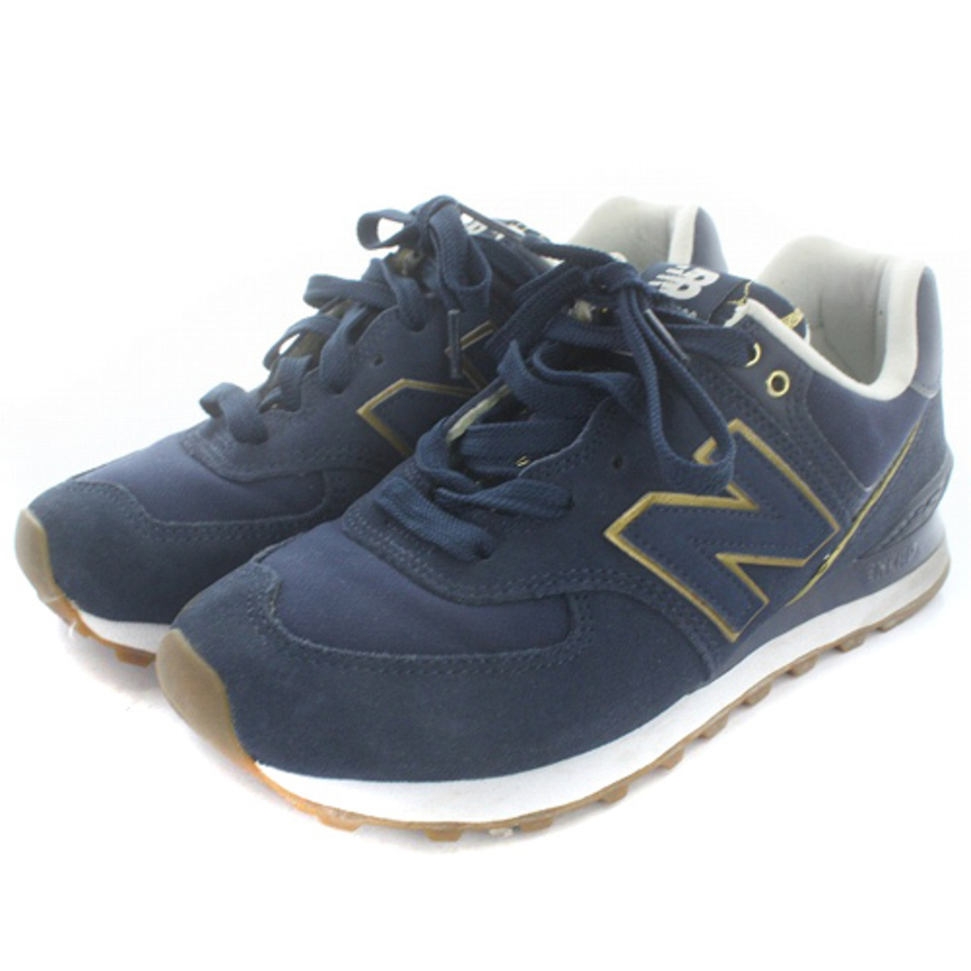 New Balance ニューバランス スニーカー 25cm 紺