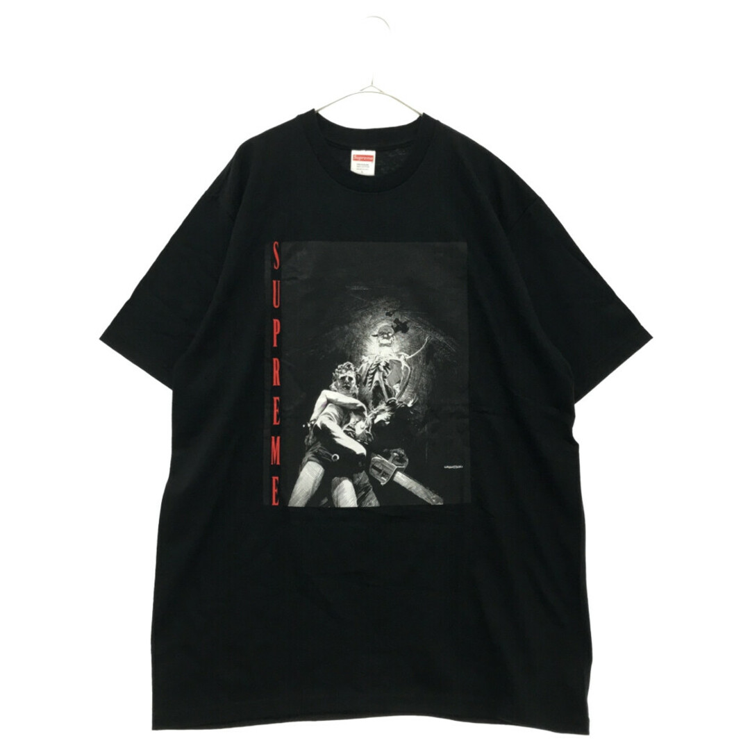 SUPREME シュプリーム 17AW Horror Tee ホラー プリント 半袖Tシャツ ブラック