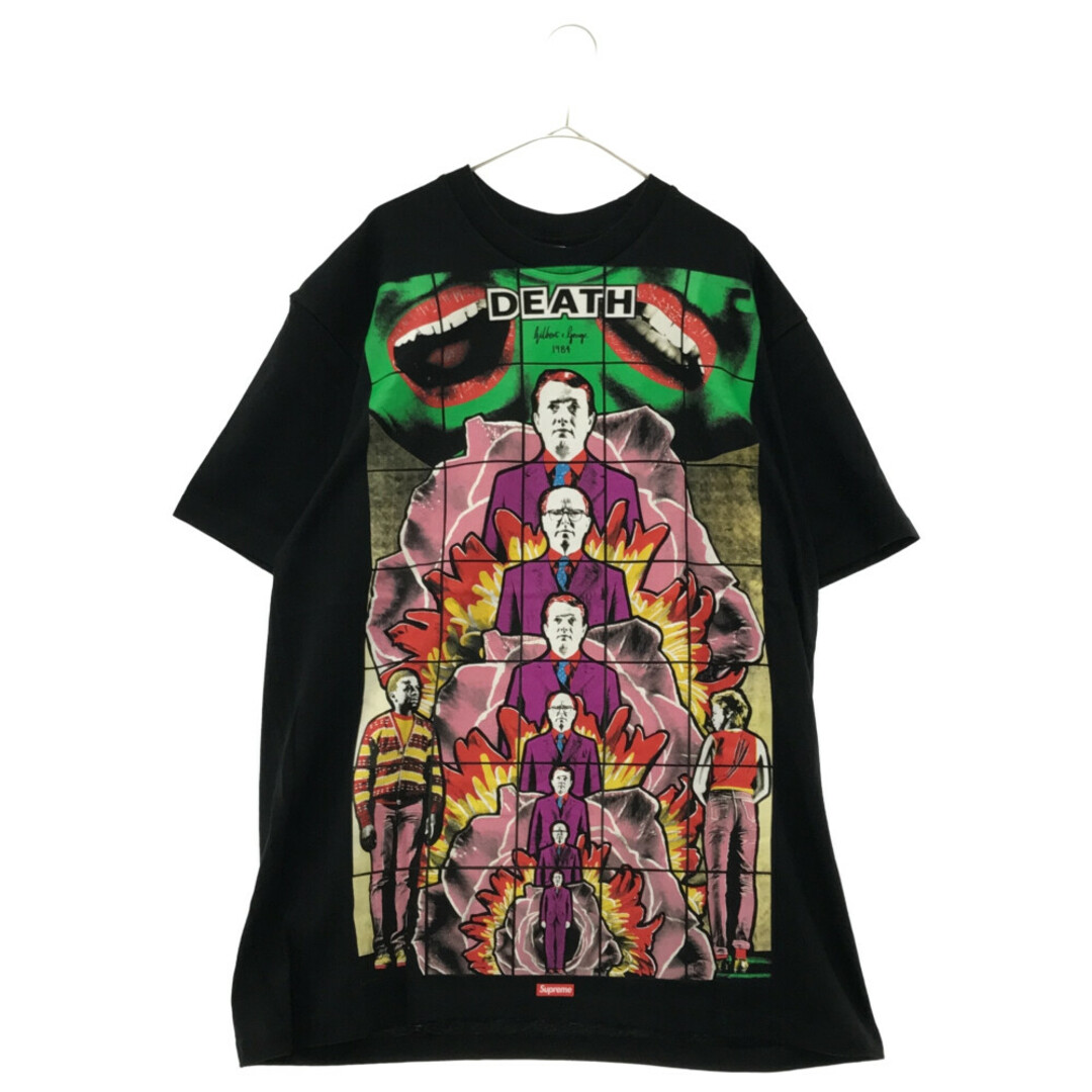 SUPREME シュプリーム 19SS Gilbert & George Death Tee ギルバートアンドジョージ デスTシャツ 半袖Tシャツ ブラック