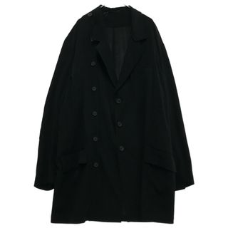 ヨウジヤマモト(Yohji Yamamoto)のYohji Yamamoto POUR HOMME ヨウジヤマモト プールオム 21SS TUXEDO DEFORMATION JACKET 右身頃ボタンJKT ボタン変形テーラードタキシードジャケット HD-J44-500 ブラック(その他)