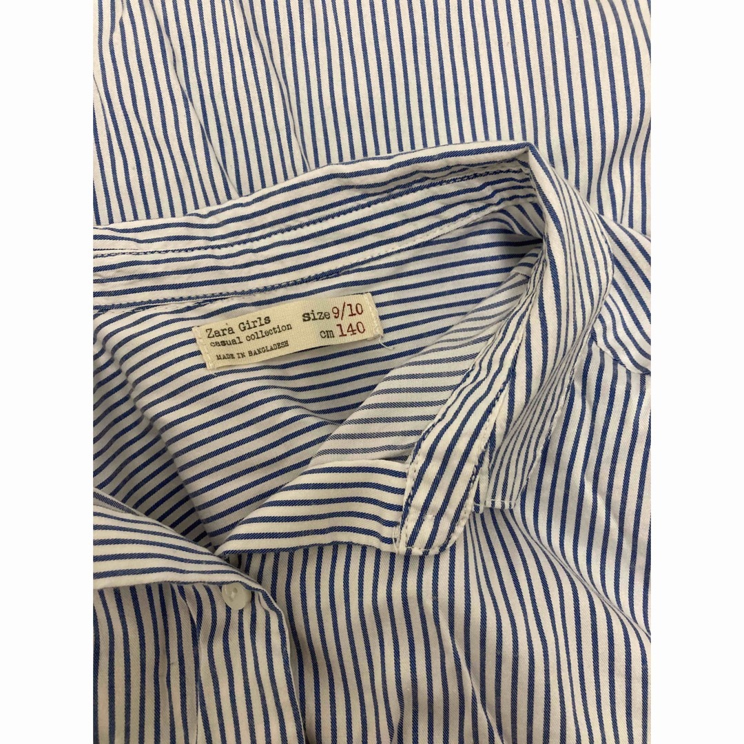 ZARA KIDS - ZARA kids ザラキッズ 140 シャツワンピース ZARA KIDS - ZARA kids ザラキッズ 140 シャツワンピース