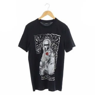 ジバンシィ(GIVENCHY)のジバンシィ マリアプリントTシャツ カットソー コットン S 黒 ブラック(Tシャツ/カットソー(半袖/袖なし))