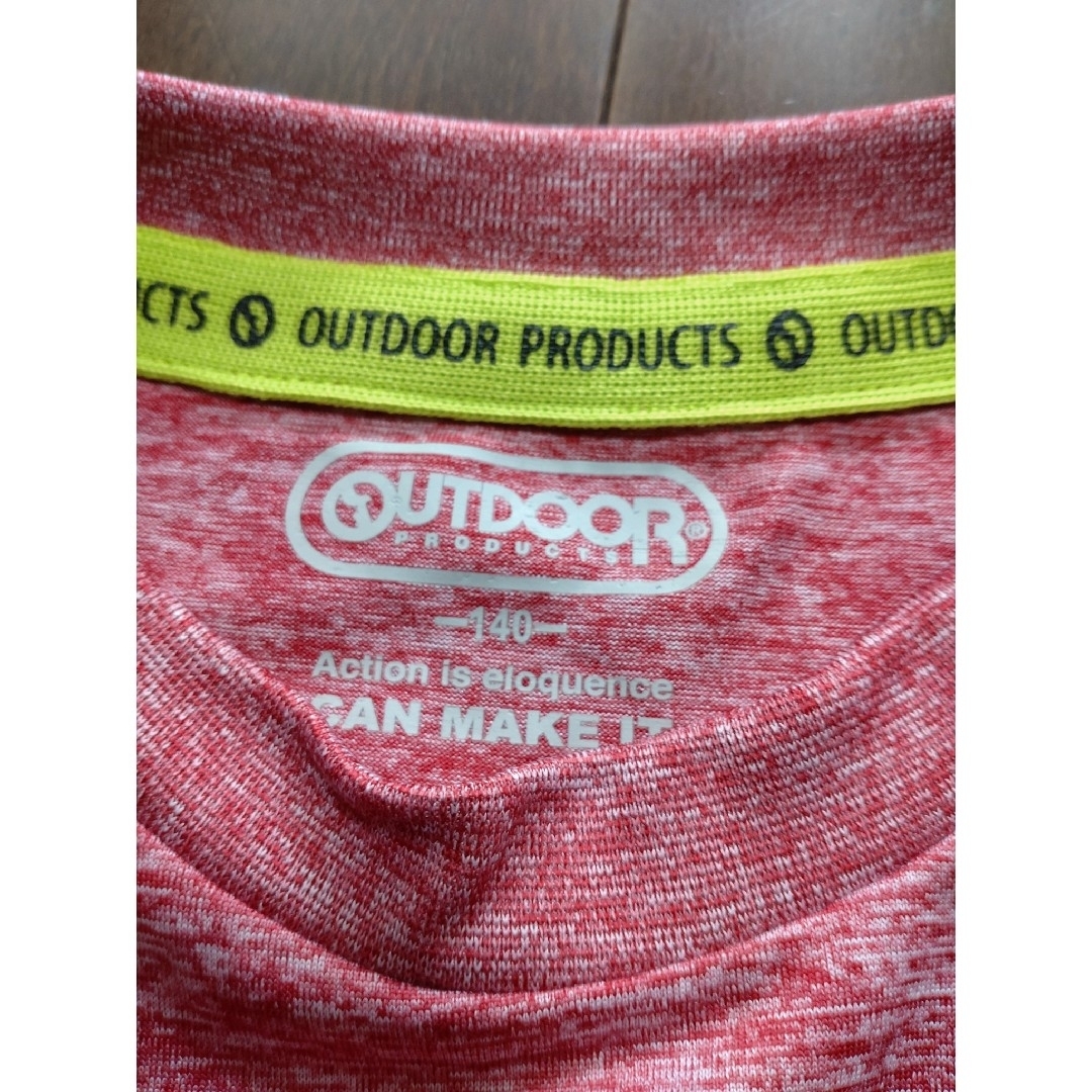 OUTDOOR PRODUCTS(アウトドアプロダクツ)のアウトドア　冷感素材Ｔシャツ  140cm キッズ/ベビー/マタニティのキッズ服男の子用(90cm~)(Tシャツ/カットソー)の商品写真