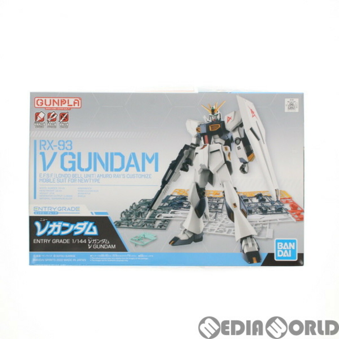 BANDAI ENTRY GRADE 1/144 νガンダム 機動戦士ガンダム 逆襲のシャア プラモデル(5063384) バンダイスピリッツの通販 by メディアワールド|バンダイならラクマ バンダイスピリッツ 144 ENTRY GRADE νガンダム ガンプラ
