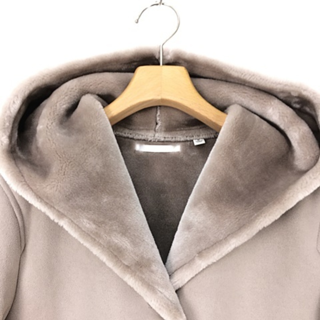UNIQLO - 212-409857 ムートンタッチ フーデット コート M UNIQLO - 212-409857 ムートンタッチ フーデット コート M