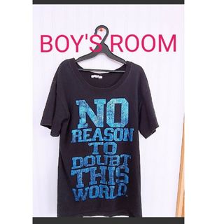 BOY'S ROOM ボーイズルームレディース　Tシャツ　ロゴTシャツ(Tシャツ(半袖/袖なし))