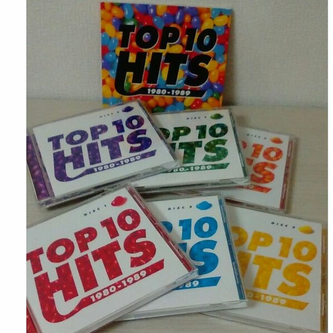 洋楽　TOP10 HITS(1980-1989) 6枚セット