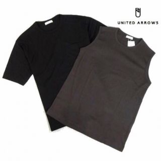 ユナイテッドアローズ(UNITED ARROWS)の【UNITED ARROWS／ユナイテッドアローズ 】半袖Tシャツ×タンクトップ(Tシャツ/カットソー(半袖/袖なし))