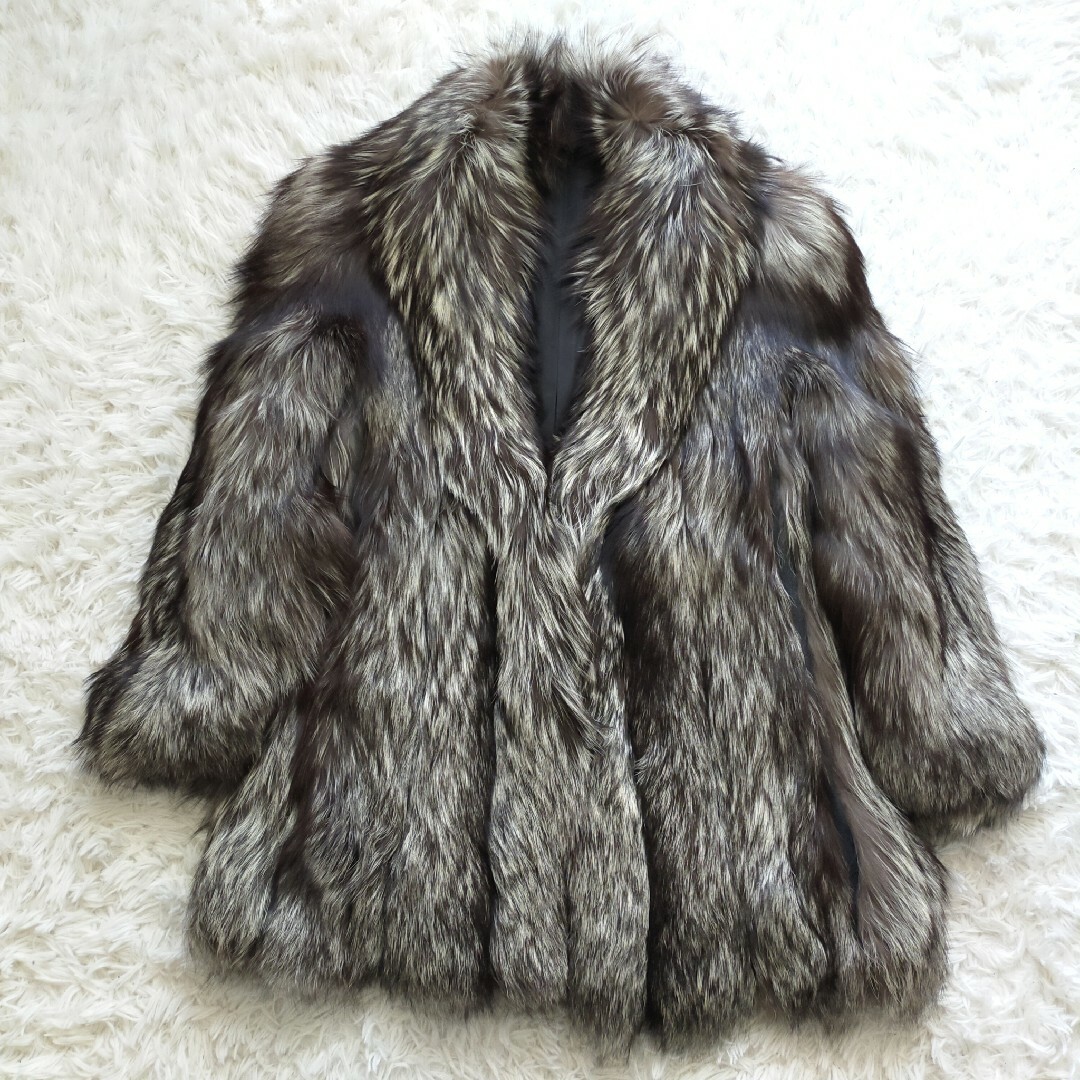 高級 SAGA FOX 【MG Sable FUR】毛皮コート フォックスファー