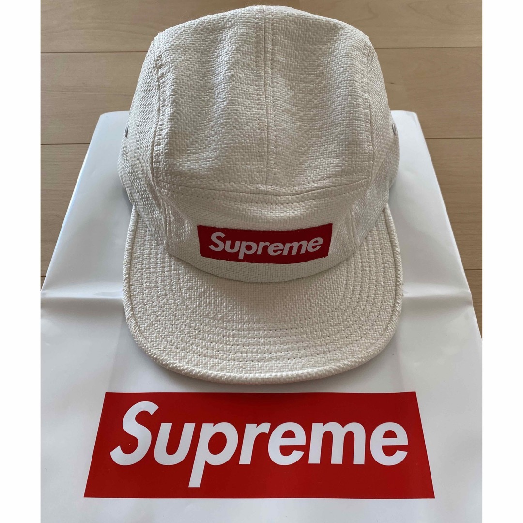 Supreme camp cap white キャップ 白 box logo