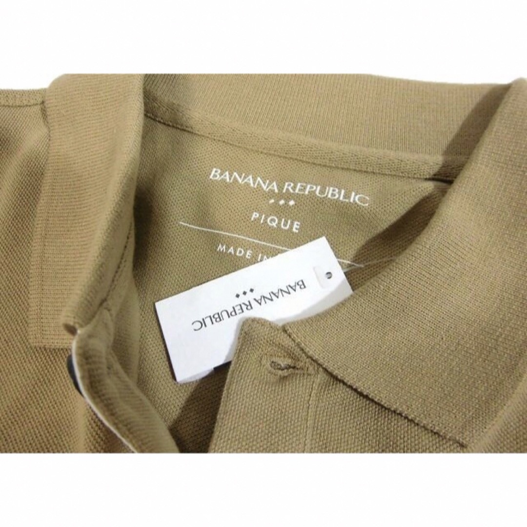 Banana Republic(バナナリパブリック)の【BANANA REPUBLIC】コットン100%半袖ポロシャツ・XLサイズ メンズのトップス(ポロシャツ)の商品写真