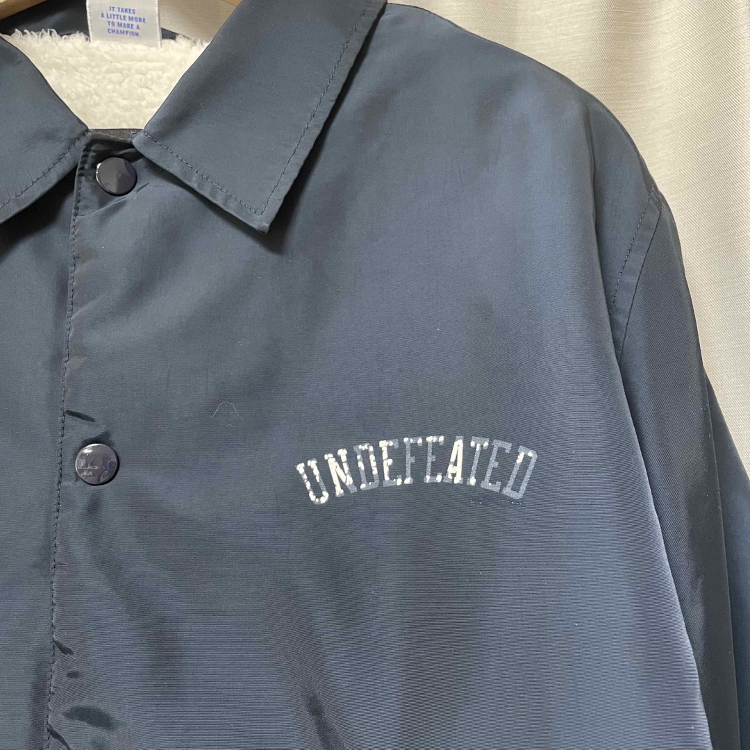 限定 UNDEFEATED × Champion コーチジャケット ネイビー