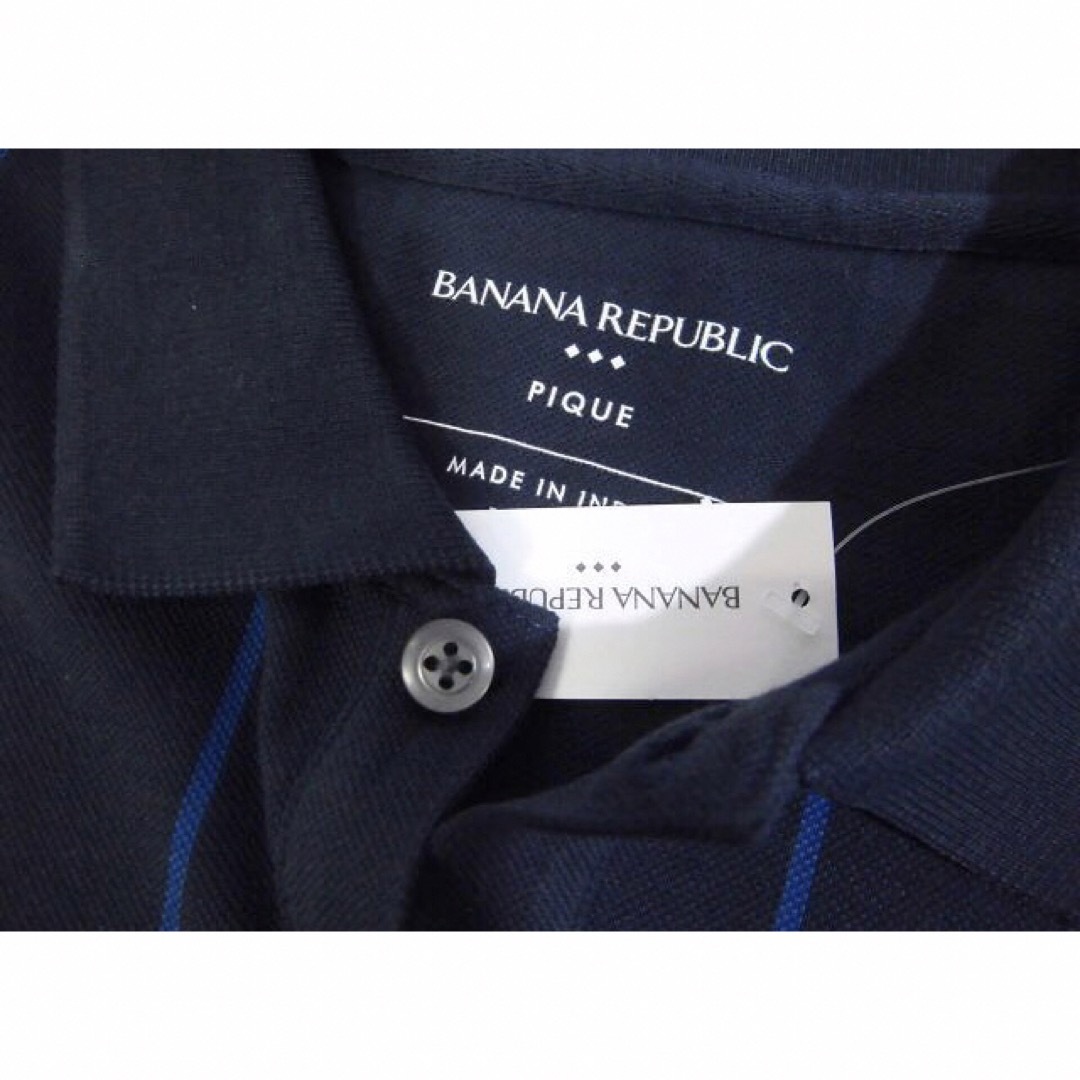 Banana Republic(バナナリパブリック)の【BANANA REPUBLIC】コットン100%半袖ポロシャツ・Mサイズ メンズのトップス(ポロシャツ)の商品写真