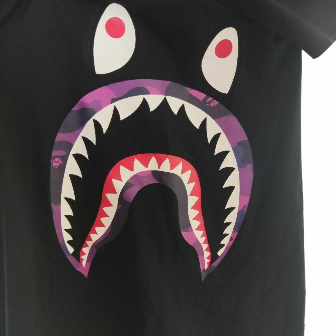☆美品☆ A BATHING APE Tシャツ シャーク 迷彩 カモ柄 XL