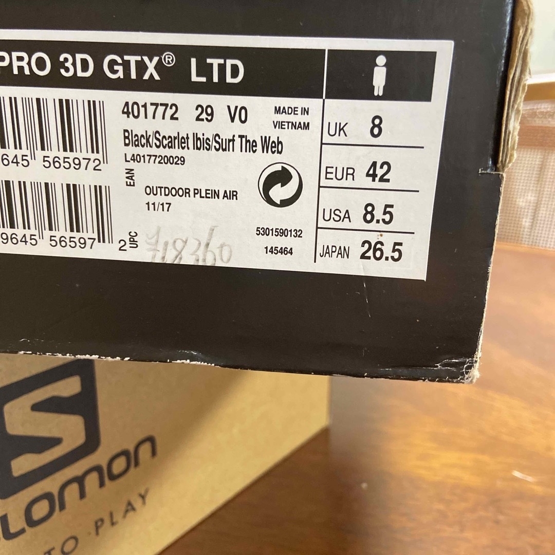 SALOMON(サロモン)のXA PRO 3D GTX      26.5 スポーツ/アウトドアのランニング(シューズ)の商品写真