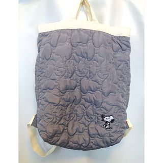 ルートート(ROOTOTE)のROTOTE ルートートリュック型トートバッグ SNOOPY  グレー(リュック/バックパック)