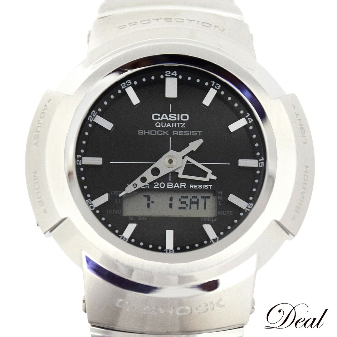 CASIO カシオ  Gショック フルメタル  AWM-500D  電波ソーラー  メンズ 腕時計
