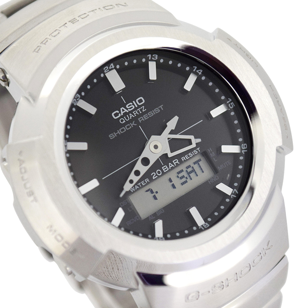 CASIO カシオ  Gショック フルメタル  AWM-500D  電波ソーラー  メンズ 腕時計