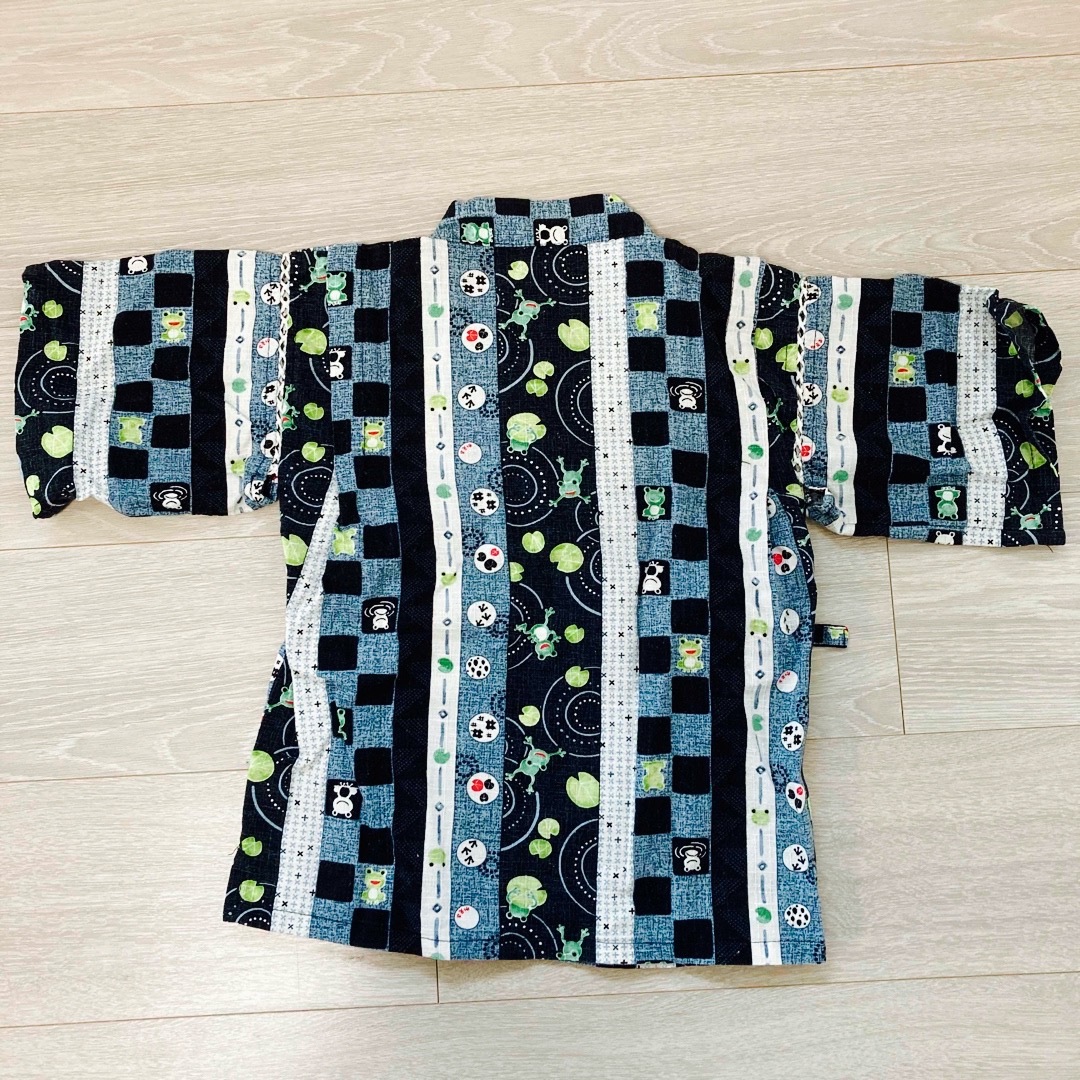 甚平　男の子　120センチ キッズ/ベビー/マタニティのキッズ服男の子用(90cm~)(甚平/浴衣)の商品写真