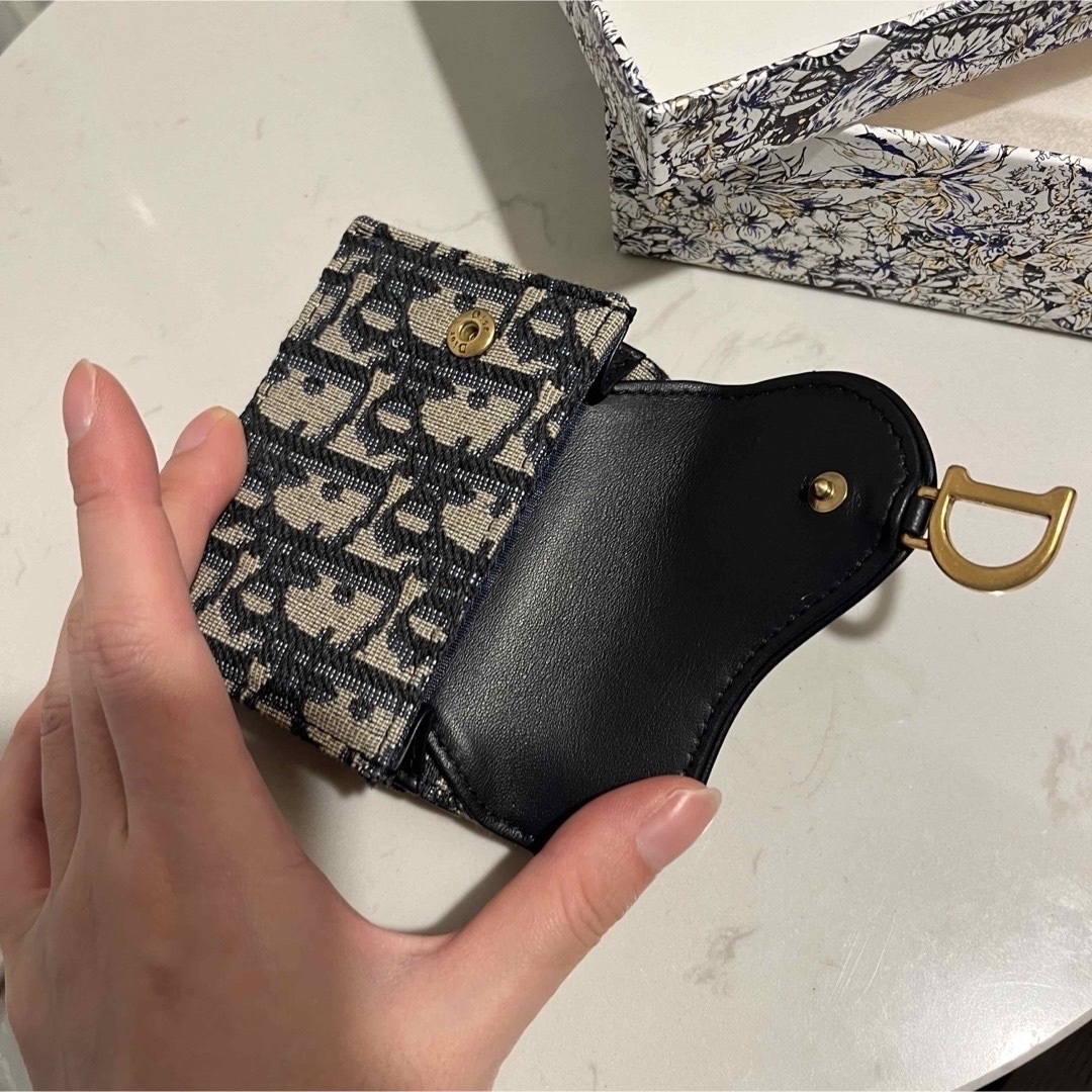 Christian Dior - DIOR お財布 サドル コンパクトウォレット 未 Christian Dior - DIOR お財布 サドル コンパクトウォレット 未