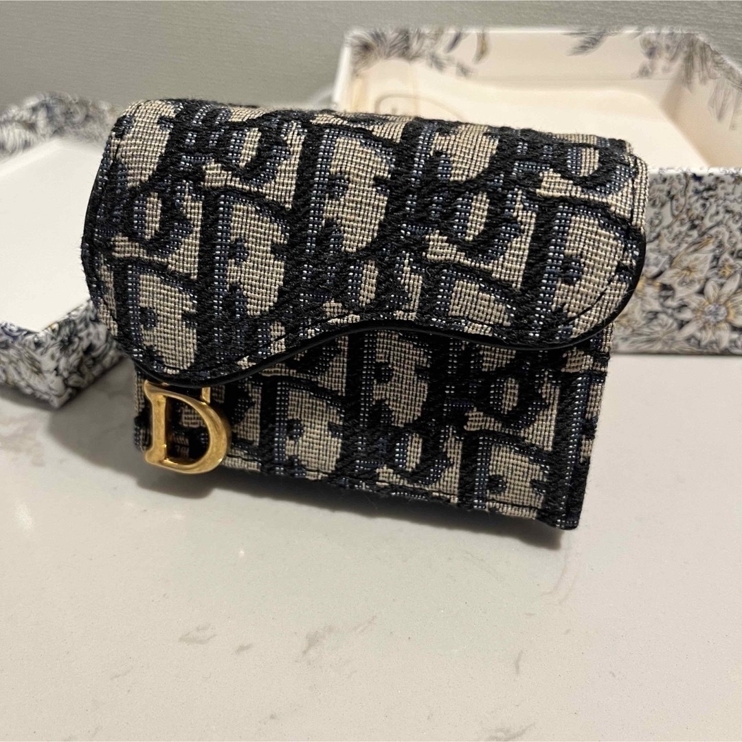 Christian Dior - DIOR お財布 サドル コンパクトウォレット 未 Christian Dior - DIOR お財布 サドル コンパクトウォレット 未