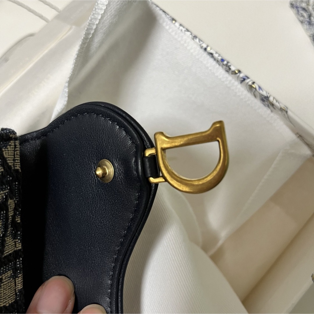 Christian Dior - DIOR お財布 サドル コンパクトウォレット 未 Christian Dior - DIOR お財布 サドル コンパクトウォレット 未