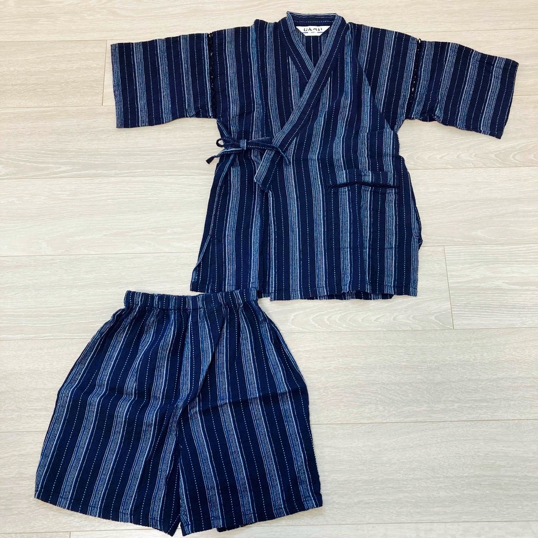 甚平　男の子　140センチ キッズ/ベビー/マタニティのキッズ服男の子用(90cm~)(甚平/浴衣)の商品写真