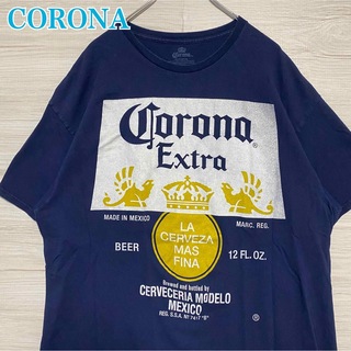 コロナ(コロナ)の【入手困難】CORONA コロナビール　Tシャツ　2XLサイズ　海外輸入　一点物(Tシャツ/カットソー(半袖/袖なし))