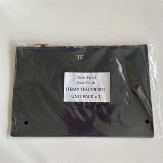 トムフォード(TOM FORD)の新品　未開封　tomford beautyトムフォード レザー ポーチ ブラック(ポーチ)