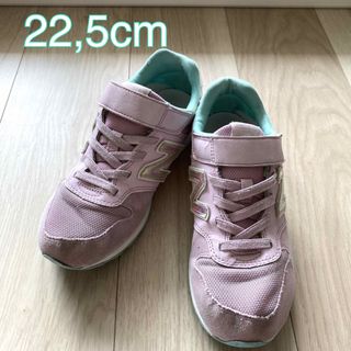 ニューバランス(New Balance)のニューバランス996  22,5cm ピンク＆ターコイズ(スニーカー)