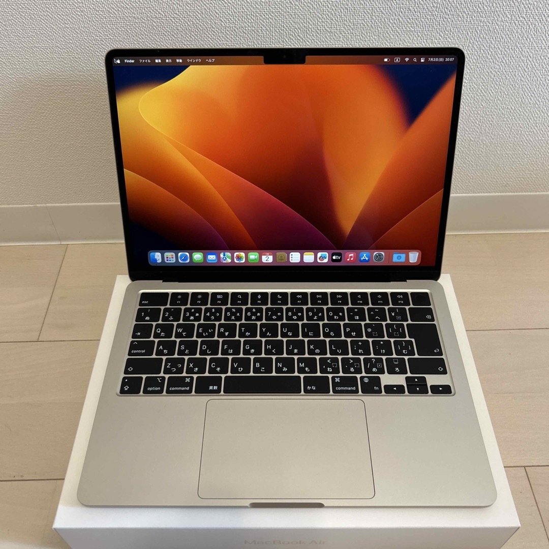 M2 MacBook Air メモリ24GB ストレージ2TB 美品