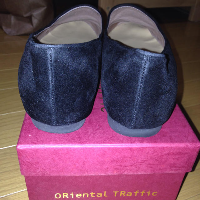 ORiental TRaffic(オリエンタルトラフィック)のスウェードフラットシューズ レディースの靴/シューズ(ハイヒール/パンプス)の商品写真