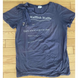 ワッフリッシュワッフル(Wafflish Waffle)のwafflishwaffle リボンTEE(Tシャツ(半袖/袖なし))