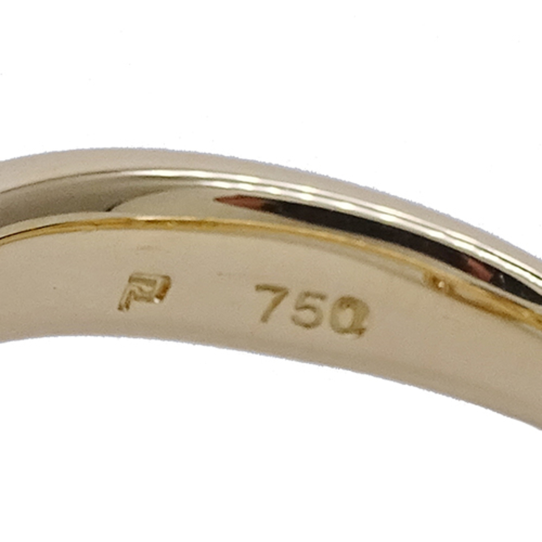 POLA(ポーラ)のポーラ POLA リング レディース ブランド 指輪  750YG パール ダイヤモンド D0.10 イエローゴールド 約11号 ジュエリー 磨き済み【中古】 レディースのアクセサリー(リング(指輪))の商品写真