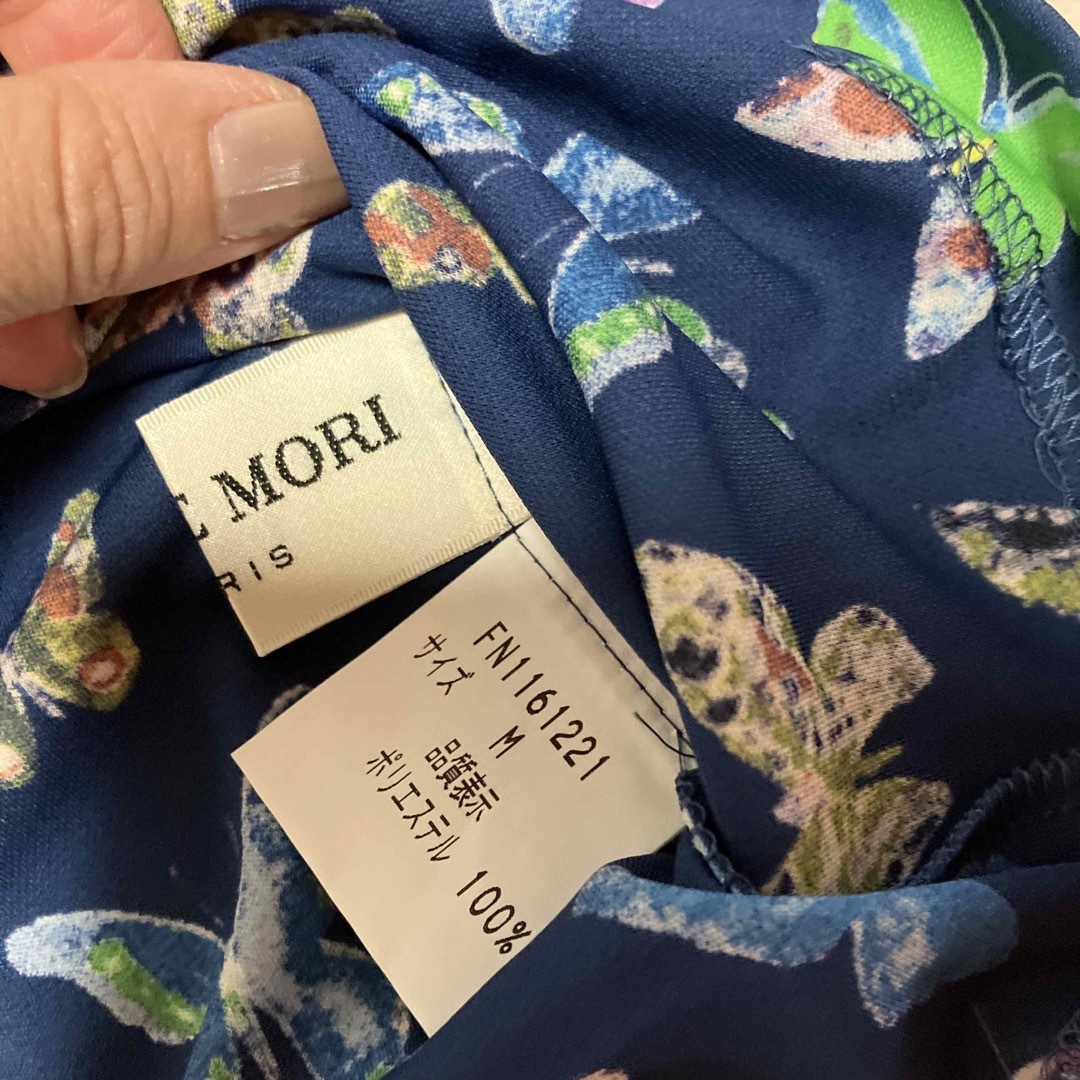 HANAE MORI(ハナエモリ)のモリハナエチョウ柄半袖 レディースのトップス(Tシャツ(半袖/袖なし))の商品写真