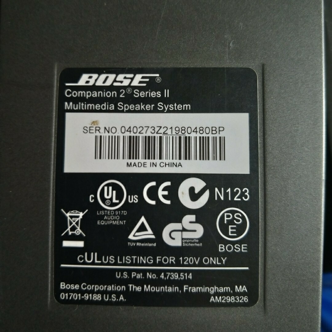 BOSE スピーカー Companion 2 Series II 1