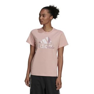 アディダス(adidas)のアディダス Tシャツ 半袖 レディース プリントロゴ コットン半袖(Tシャツ(半袖/袖なし))