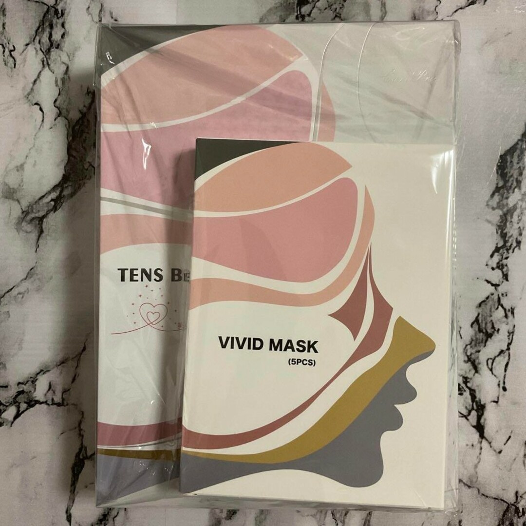 TENS Beauty Mask テンズビューティーマス+パック5枚セット-