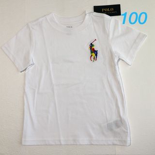 ポロラルフローレン(POLO RALPH LAUREN)の新作◇ラルフローレン Big Pony コットンジャージーTシャツ 3T/100(Tシャツ/カットソー)