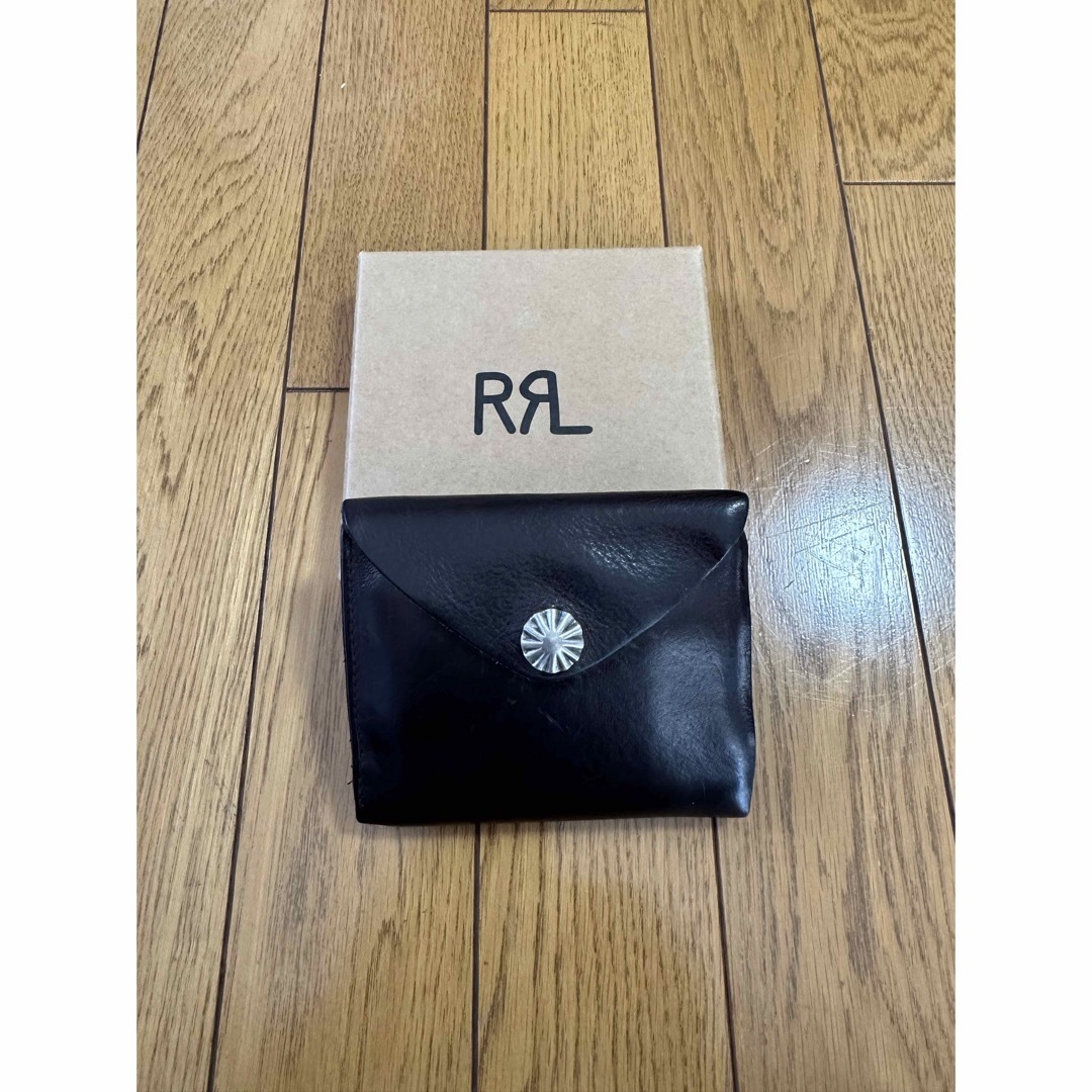 RRL コンチョ　レザー　ウォレット　財布　ダブルアールエル折り財布